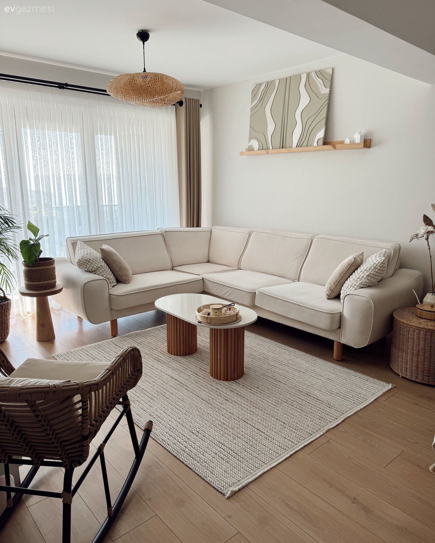 Bu Kocaeli Evinde Her Oda Ferah ve Sıcak Olmayı Başarmış