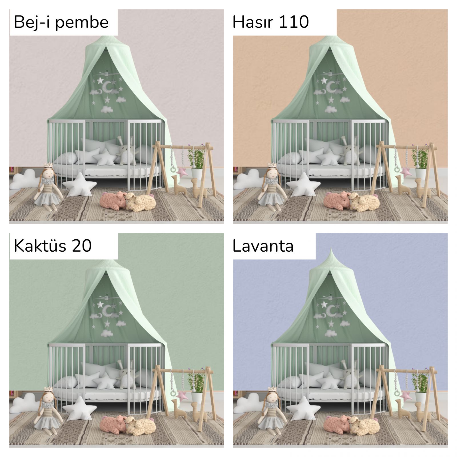 Çocuk Odalarına Çok Yakışacak Duvar Boyası Renkleri