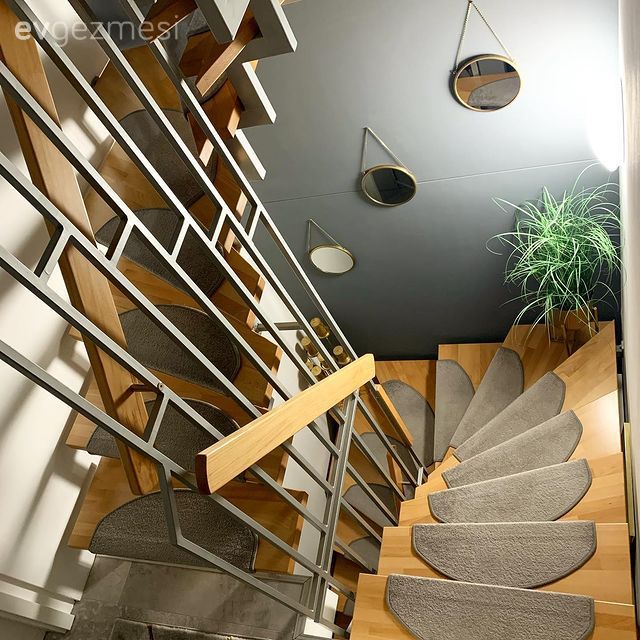 Dubleks evler, Merdiven, Ev bitkisi, Ayna