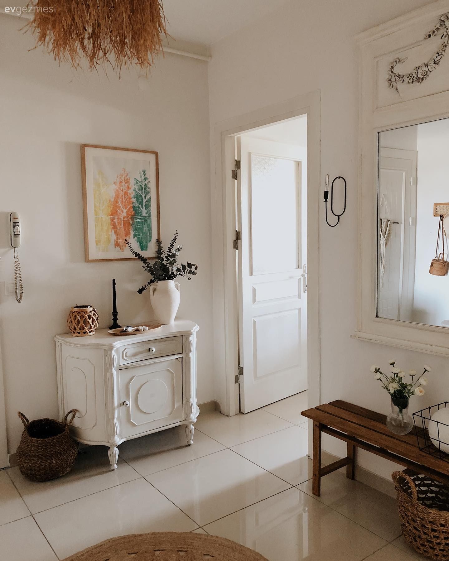 Country ve İskandinav Stili Kucaklayan Ahşap Sever Bir Ev!