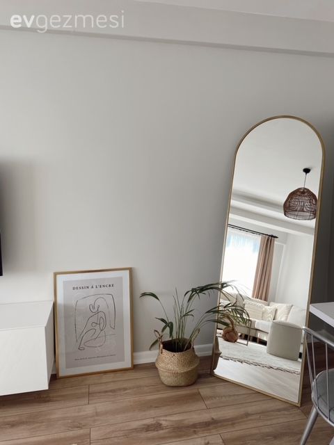 Boy aynası, Ayna, Saksı, Ev bitkisi, Parke, Tv ünitesi, Tablo, Duvar dekorasyonu