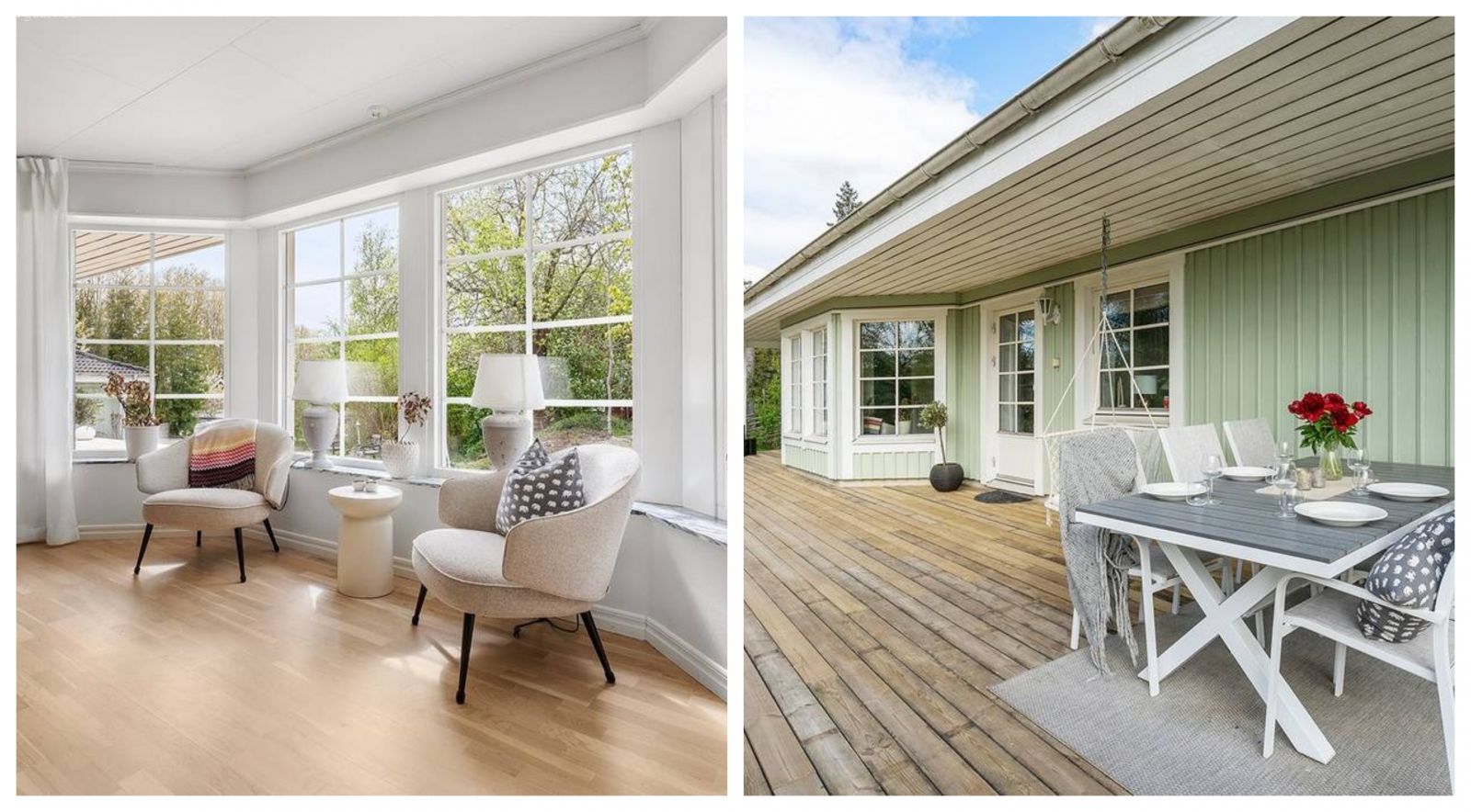 Panoramik Görüntü Sunan Pencerelere Sahip 140 M2'lik  Ev