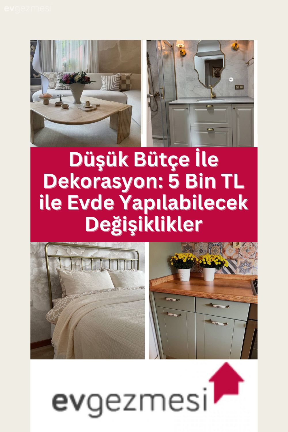 Düşük Bütçe ile Dekorasyon: 5 Bin TL ile Evde Yapılabilecek Değişiklikler