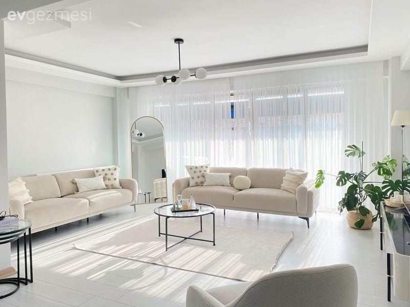 Bu Modern Salon Yeni Haliyle Beyazları Daha Çok Kucaklamış!
