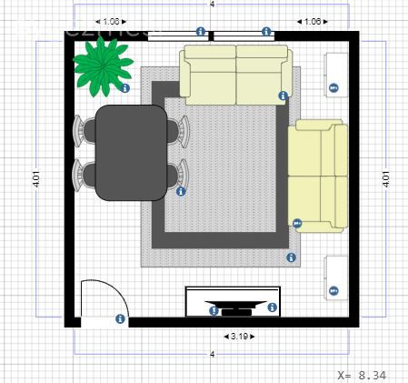 16 Metrekare Kare Salonda Eşya Nasıl Yerleştirilir?