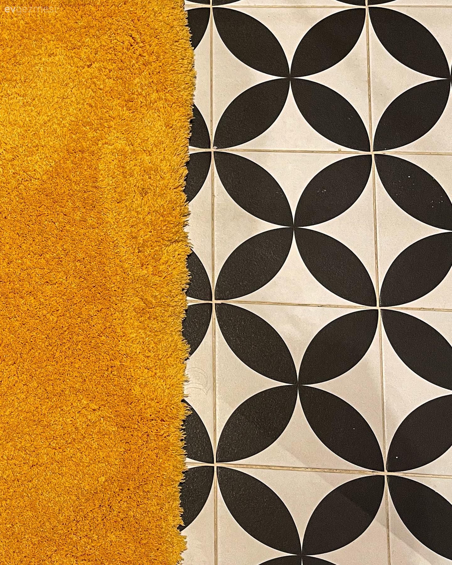 Banyo seramikleri, Banyo, Siyah- Beyaz, Banyo paspası, Hardal