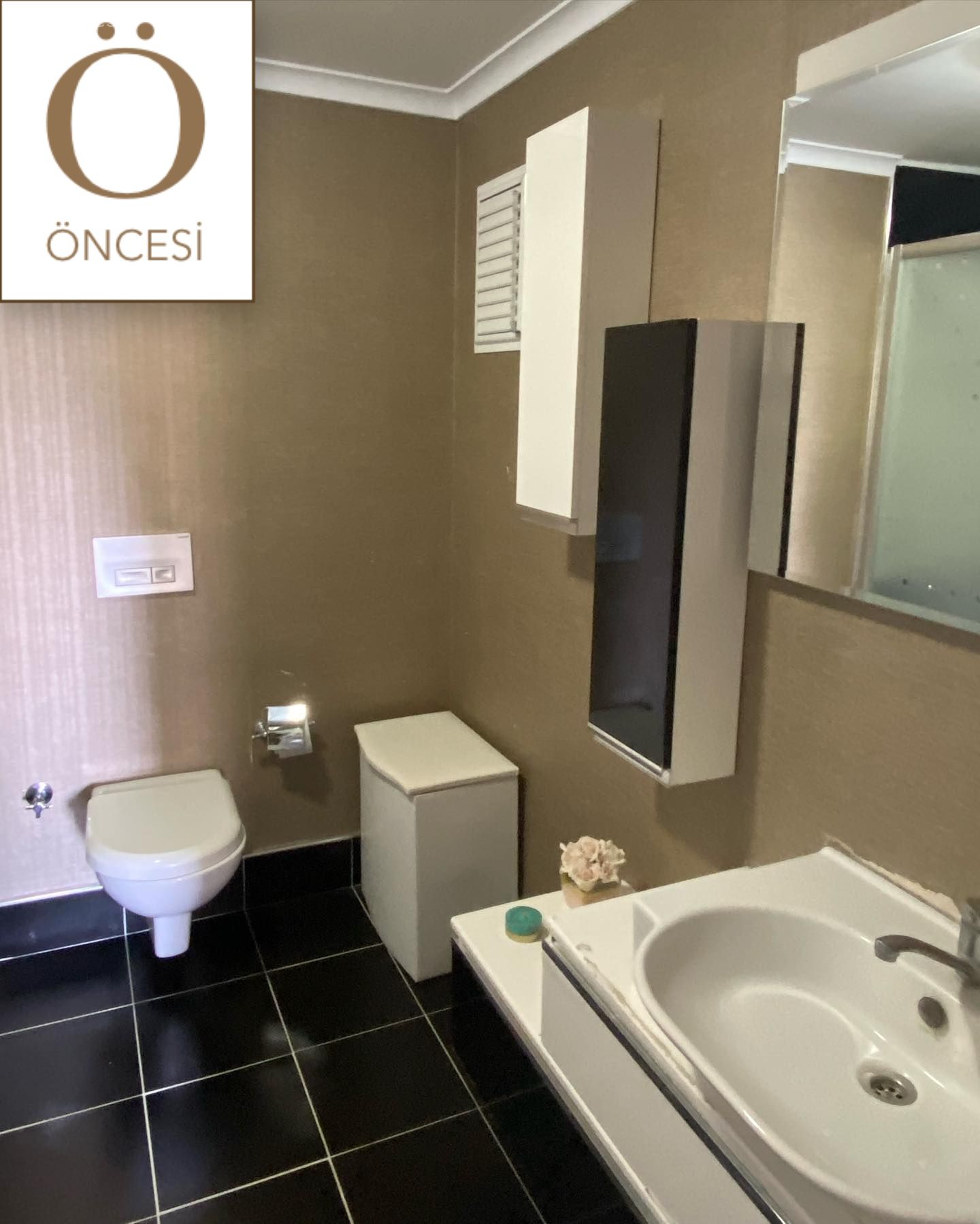 Öncesi&Sonrası: Beyazın Gelişiyle Ferahlayan Bir Banyo!