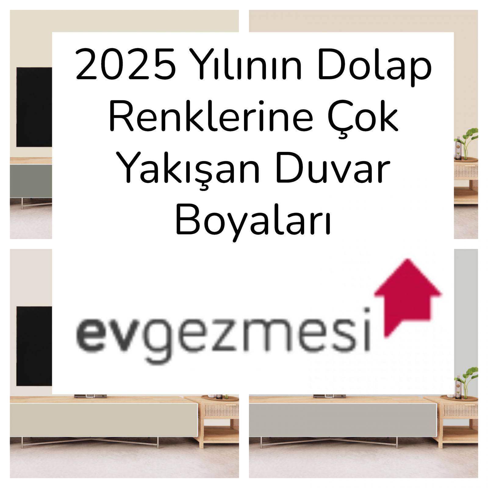 2025 Yılının Dolap Renklerine Çok Yakışan Duvar Boyaları