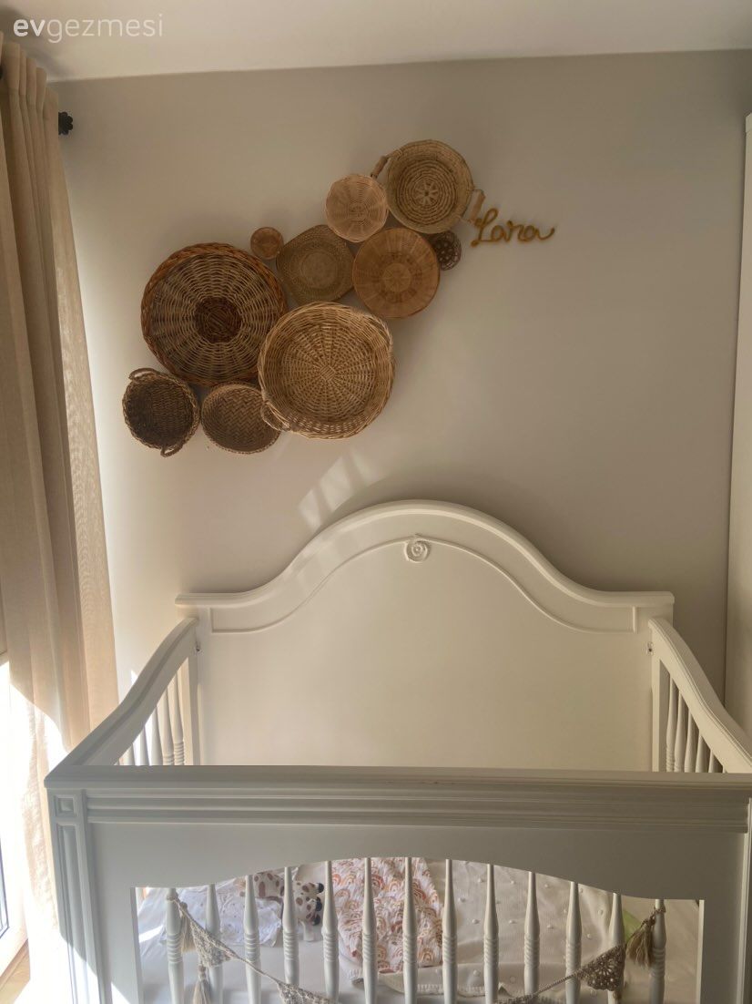 Beşik, Bebek odası, Hasır, Duvar dekorasyonu