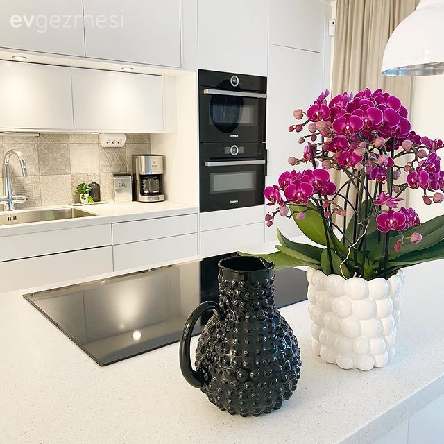 Beyaz, Mutfak Avize Modelleri, Cam masa, Mutfak masası, Sandalye, Led aydınlatma, Aydınlatma, Mutfak aksesuarları, Mutfak