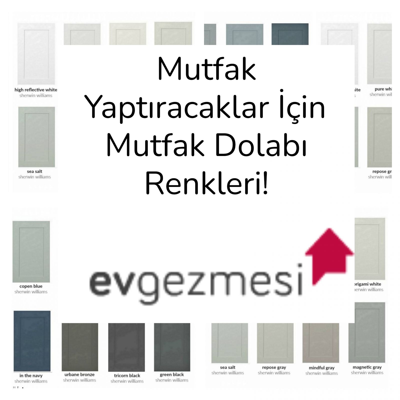 Mutfak Yaptıracaklar İçin Mutfak Dolabı Renkleri!