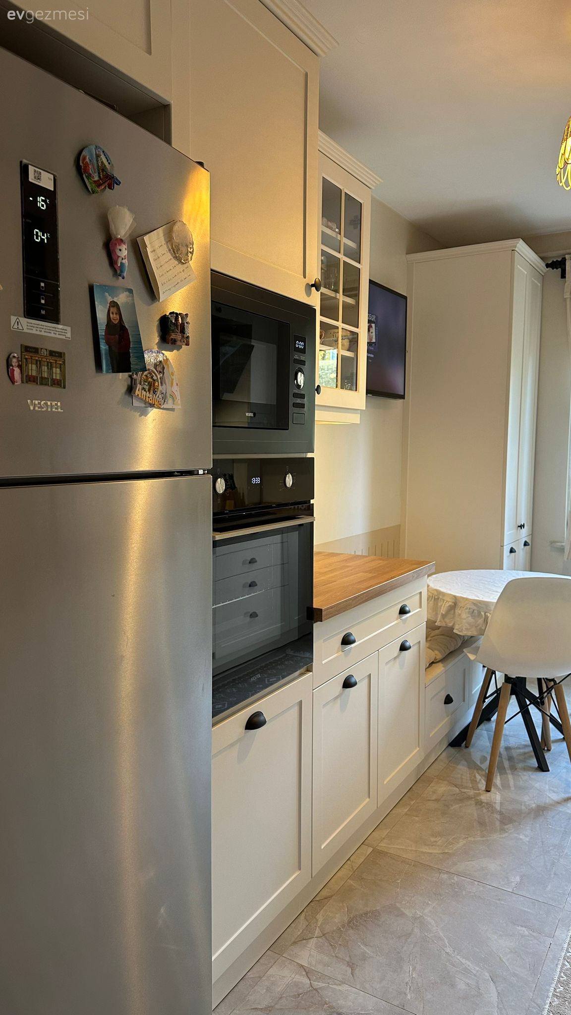 Tek Duvar Mutfak Koridor Tipine Dönünce Daha Kullanışlı Olmuş