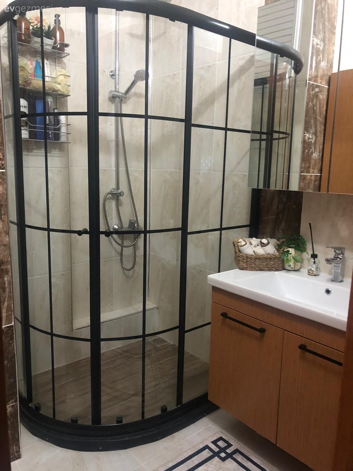 Banyo, Duşakabin, Siyah