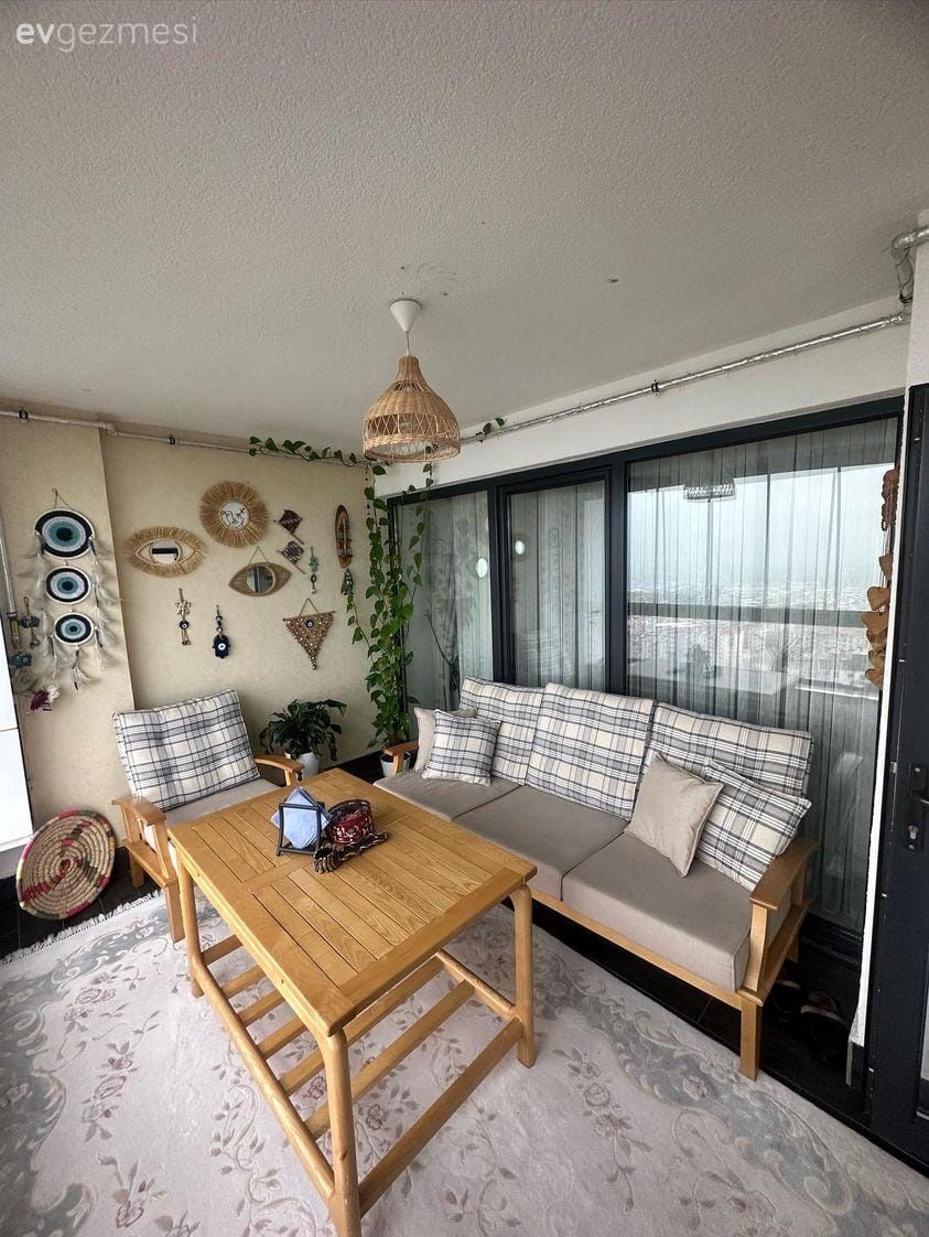 Balkon, Bohem Dekorasyon