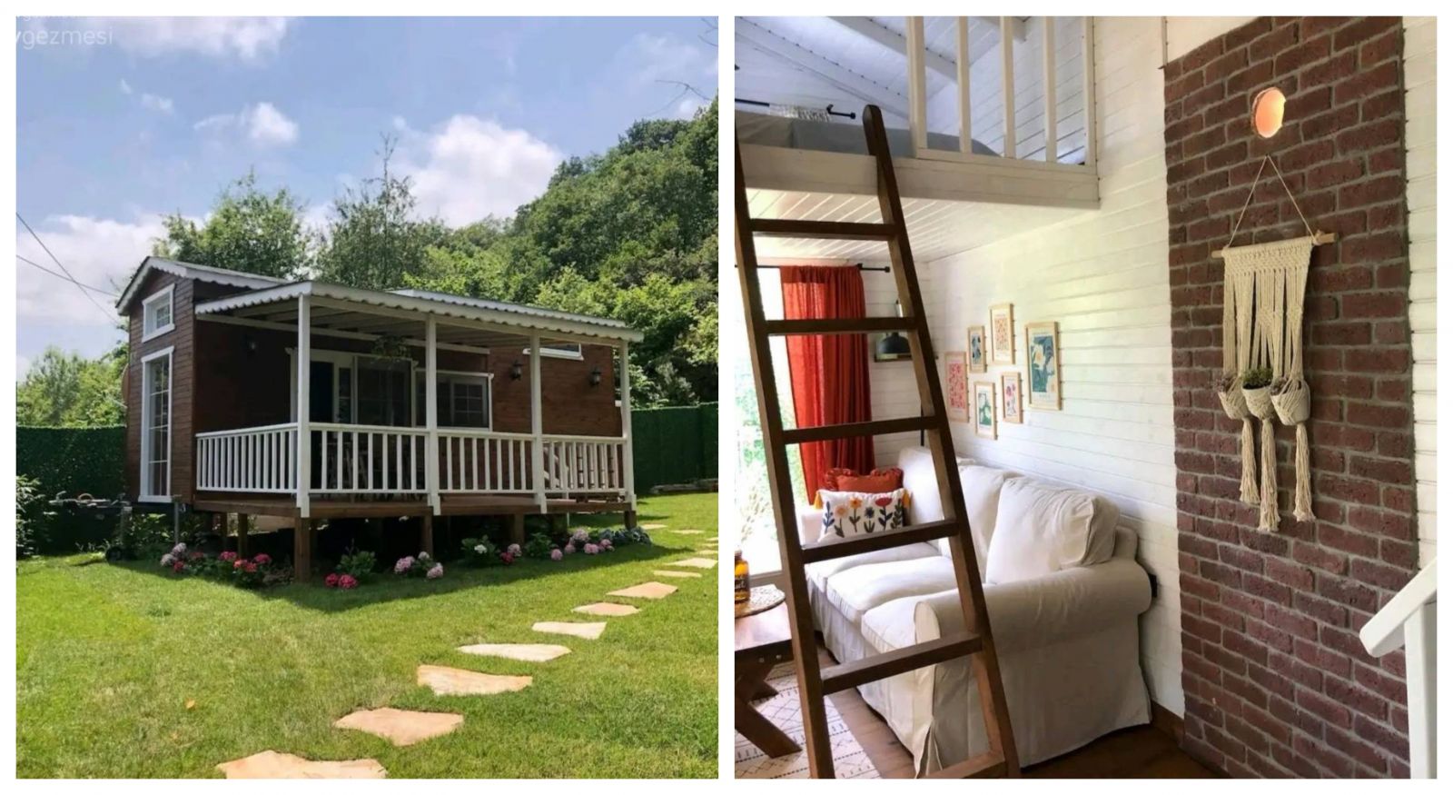 32 M2'lik Bu Tiny House İstenildiğinde Başka Bir Yere Taşınabiliyor