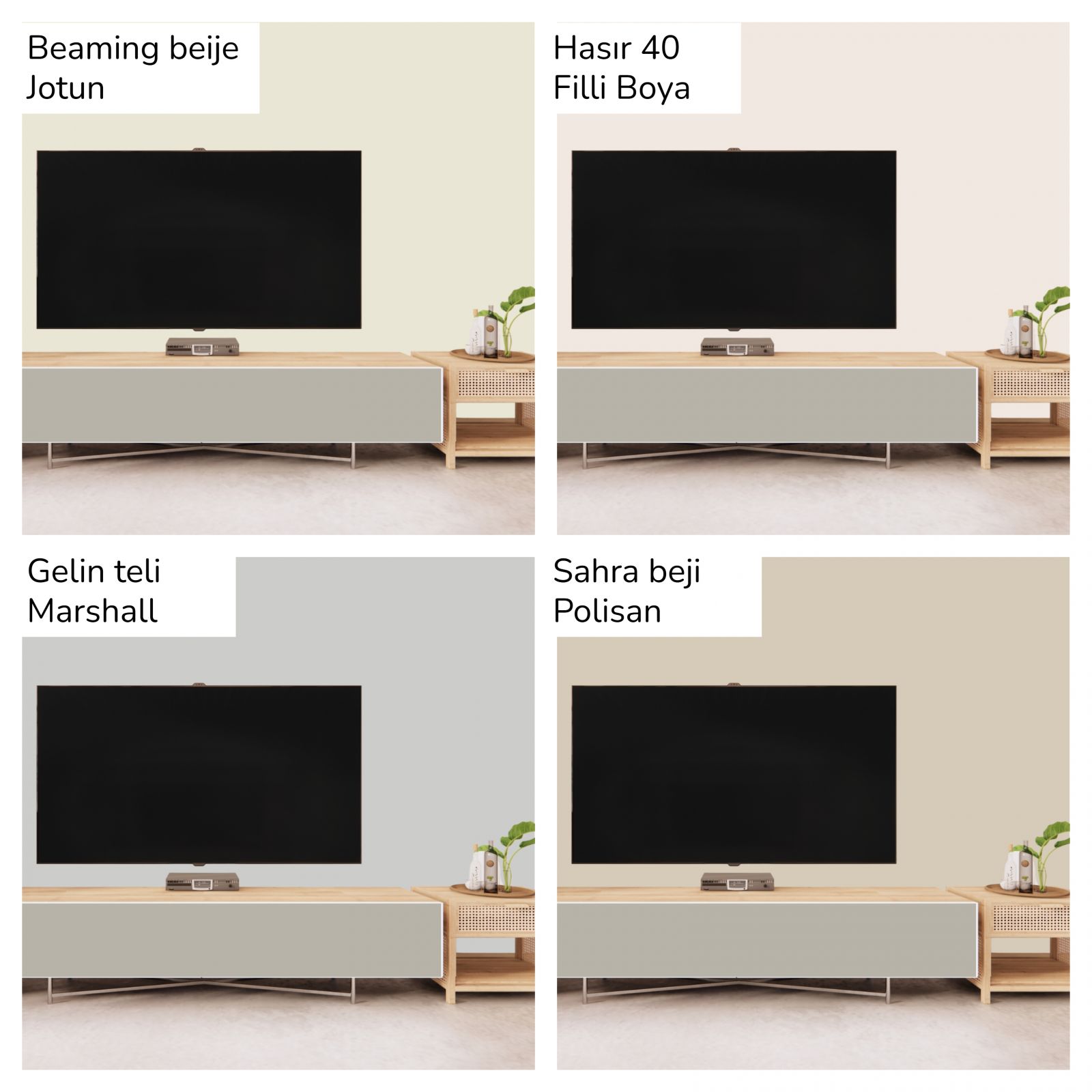 2025 Yılının Dolap Renklerine Çok Yakışan Duvar Boyaları