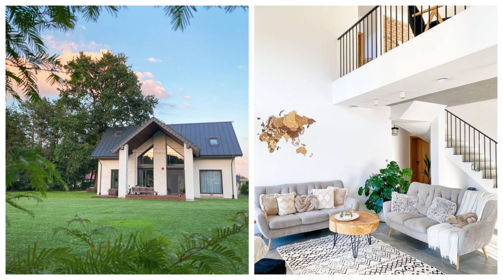 200 M2'lik İki Katlı 4+1 Müstakil Evin İçi ve Planı