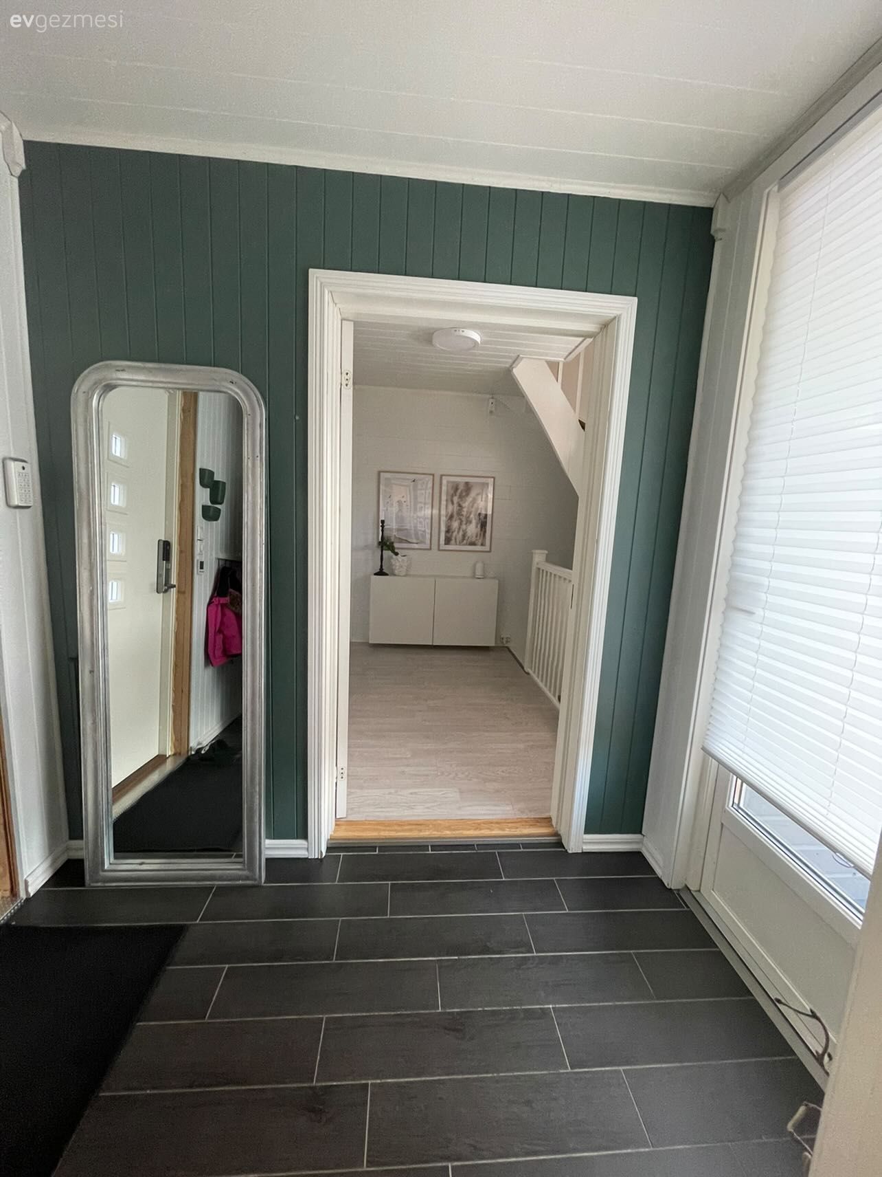 Yeşil duvar, Çerçeve, Duvar dekorasyonu, Parke, Boy aynası, Ayna