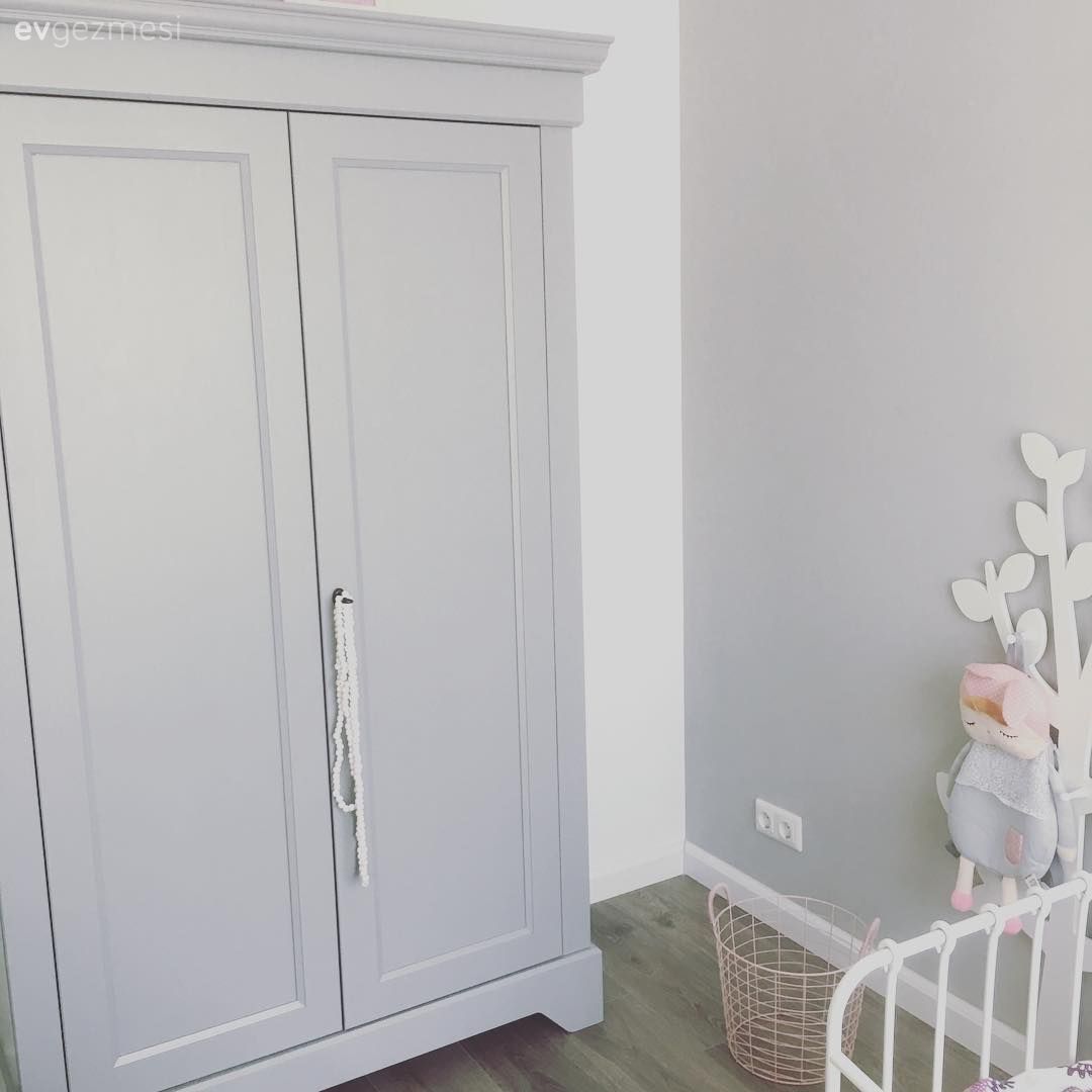 Bebek odası, Beyaz, Bej, Dolap