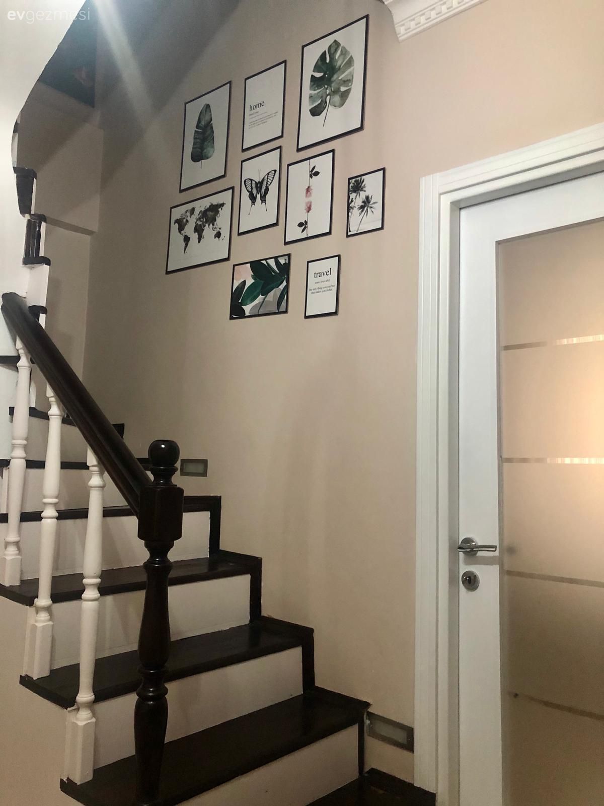 Merdiven, Galeri duvarı, Duvar dekorasyonu