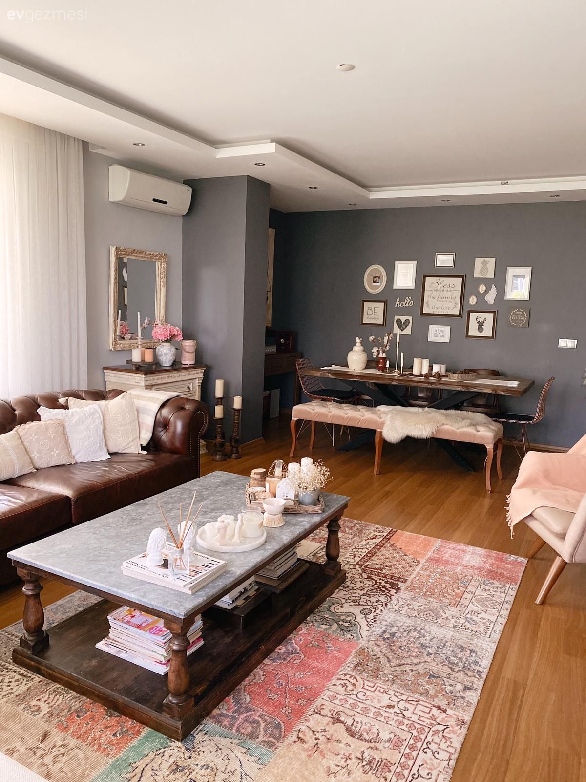 Odağında Yaşanmışlık Olan Bu Evde Takım Mobilyalar Pek Sevilmiyor!