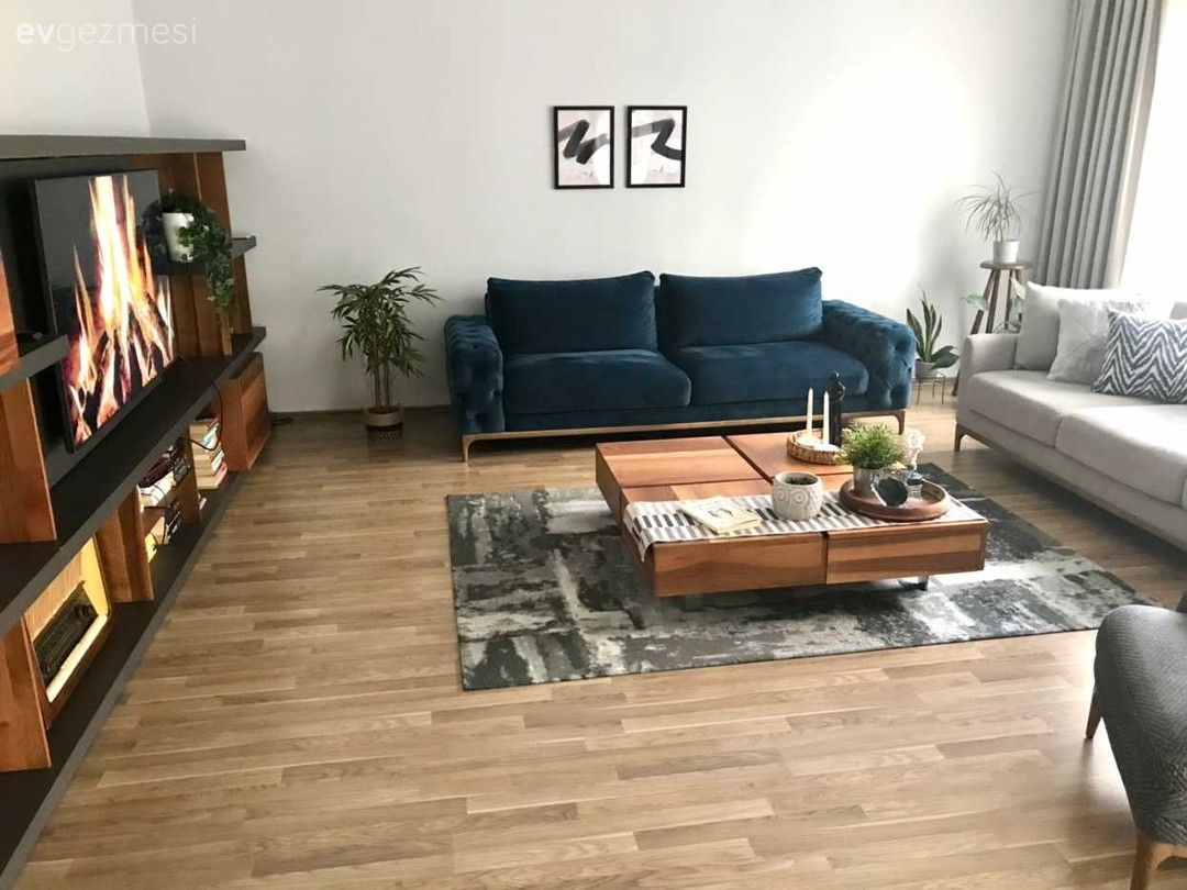 Sağı Solu Ahşap Olan Bu Evin Sıcaklık Kaynağı Belli