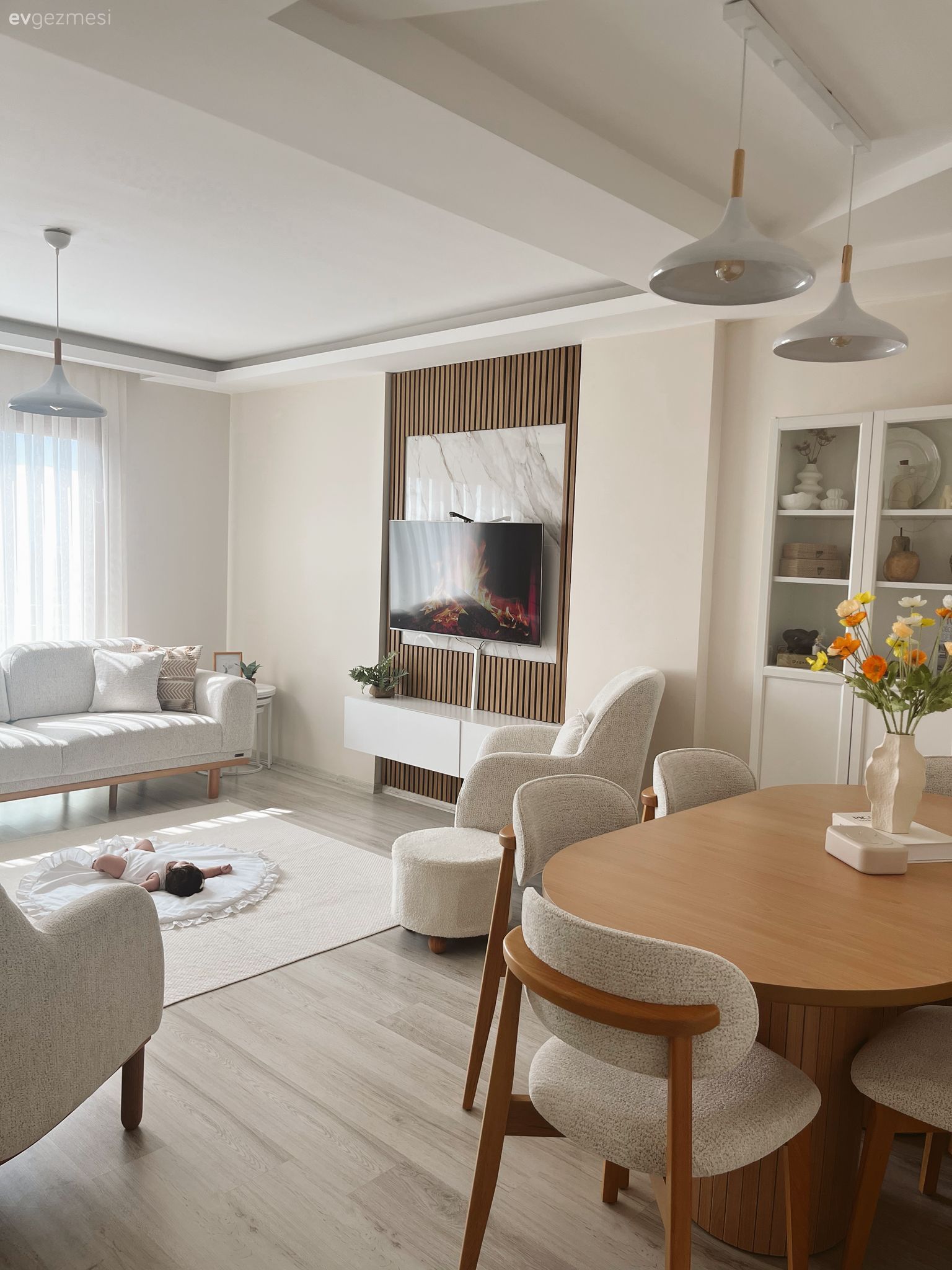 Bu Adana Evinde İskandinav ve Bohem Etkisi Hakim