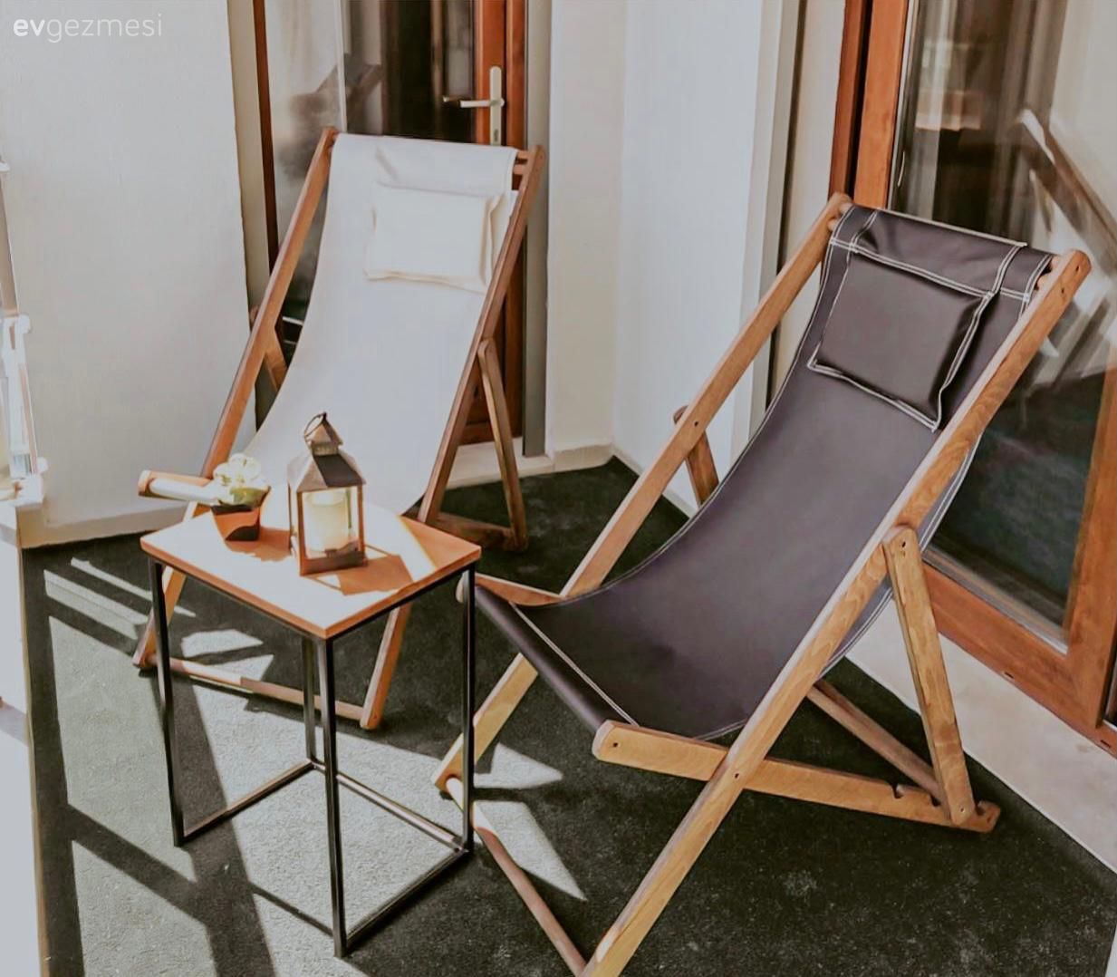 Sandalye, Balkon, Beyaz, Gri