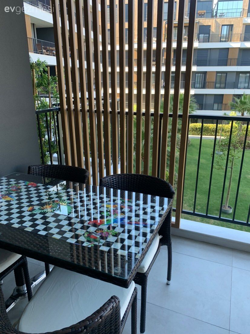 Balkon, Sandalye, Balkon masası, Siyah