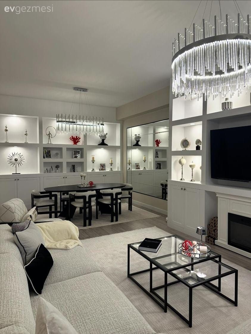 Uzun ve Dar Bir Salon Nasıl Ferahlatılır Sorusuna Yanıt Veren Bir Dekor!