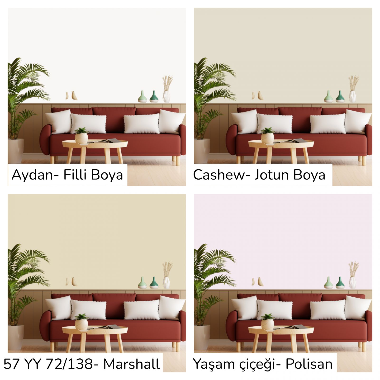 2025 Yılında Duvarları Kuşatacak Trend Boya Renkleri