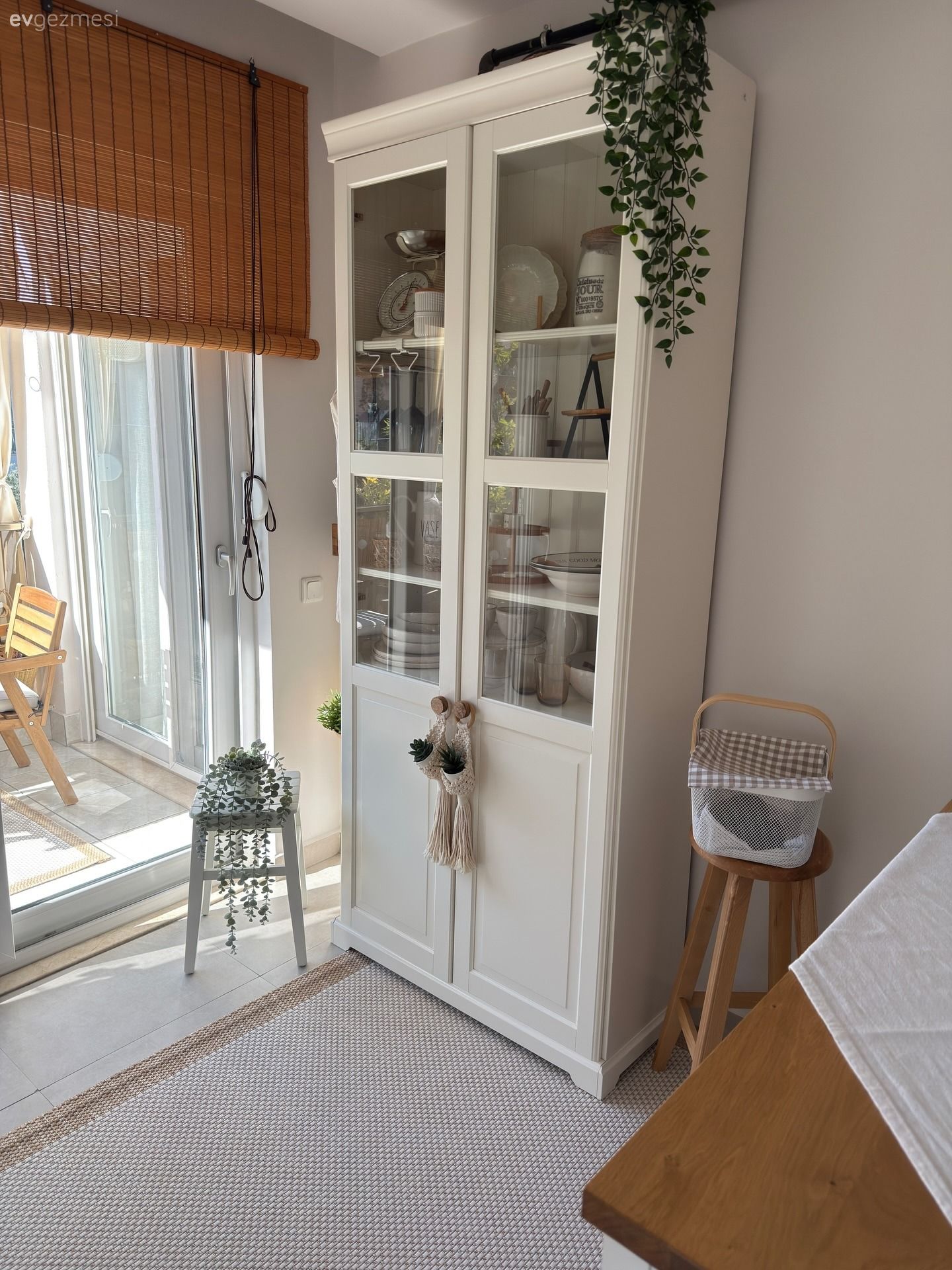 İskandinav, Beyaz, Mutfak perdesi, Mutfak aksesuarları, Mutfak, Mutfak halısı