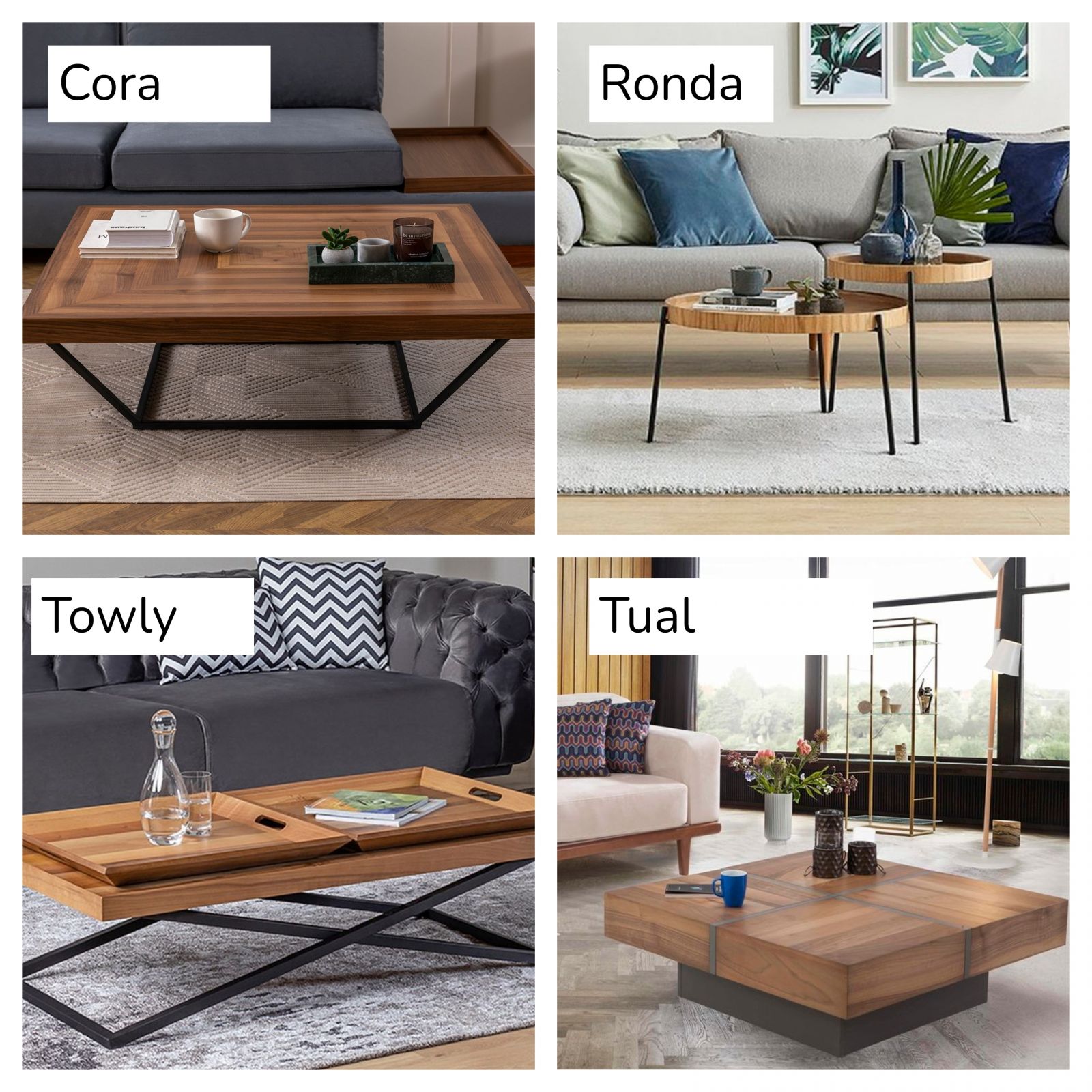 Farklı Markalardan Çok Sevilen Orta Sehpa Modelleri