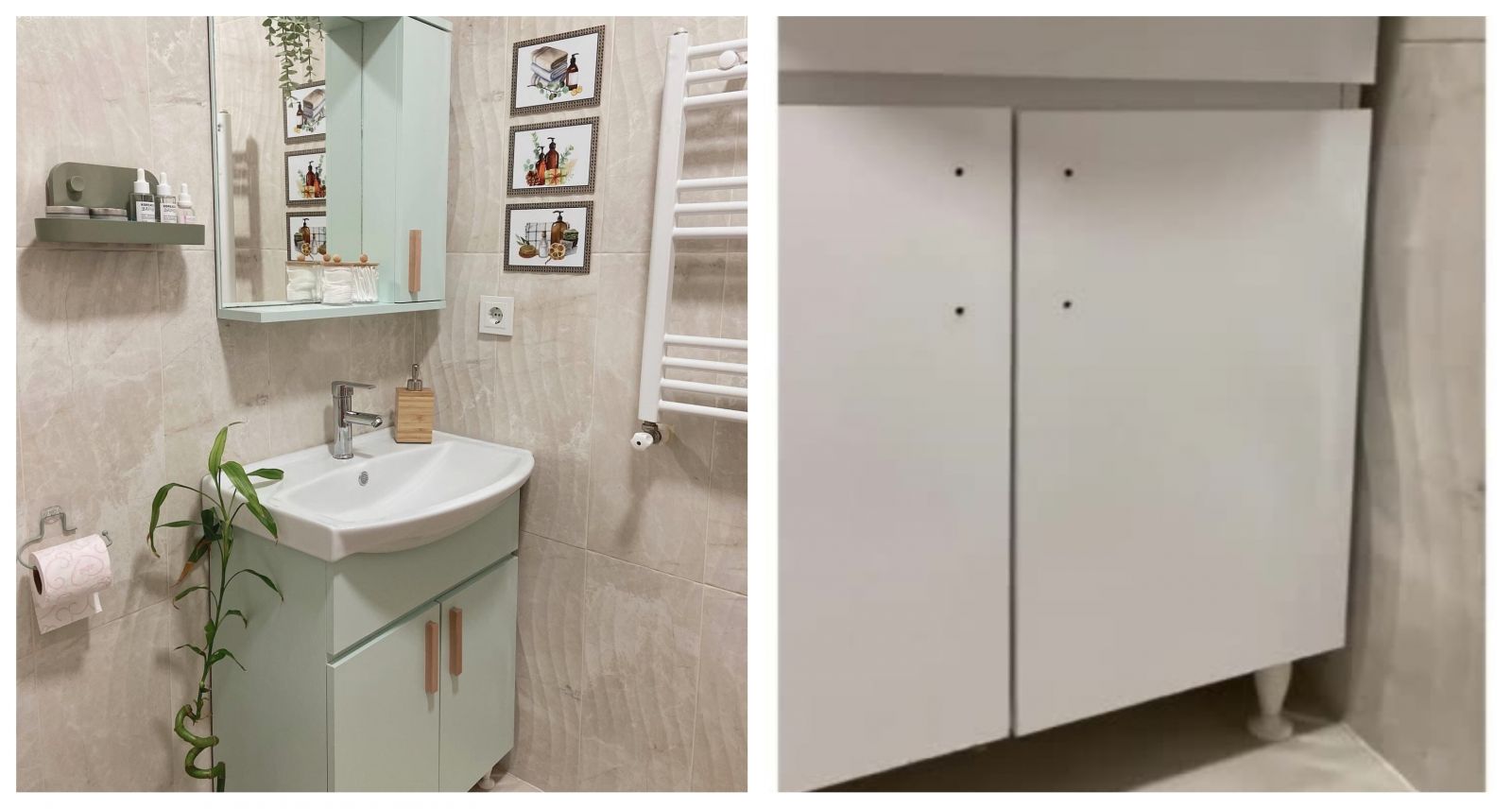 Sıradanlıktan Bunalan Beyaz Dolap Şimdi Daha Neşeli!