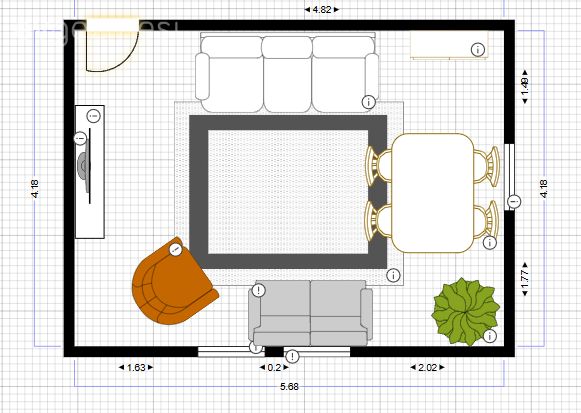 20 M2 Salonda Eşya Yerleşimi: Farklı Planlı Taslaklar