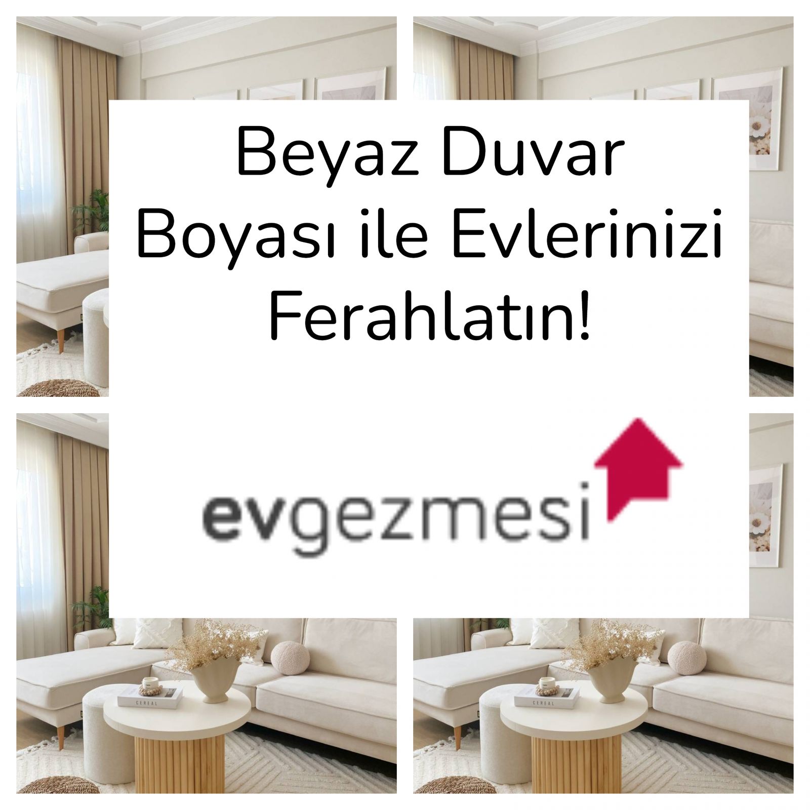 Beyaz Duvar Boyası ile Evlerinizi Ferahlatın!