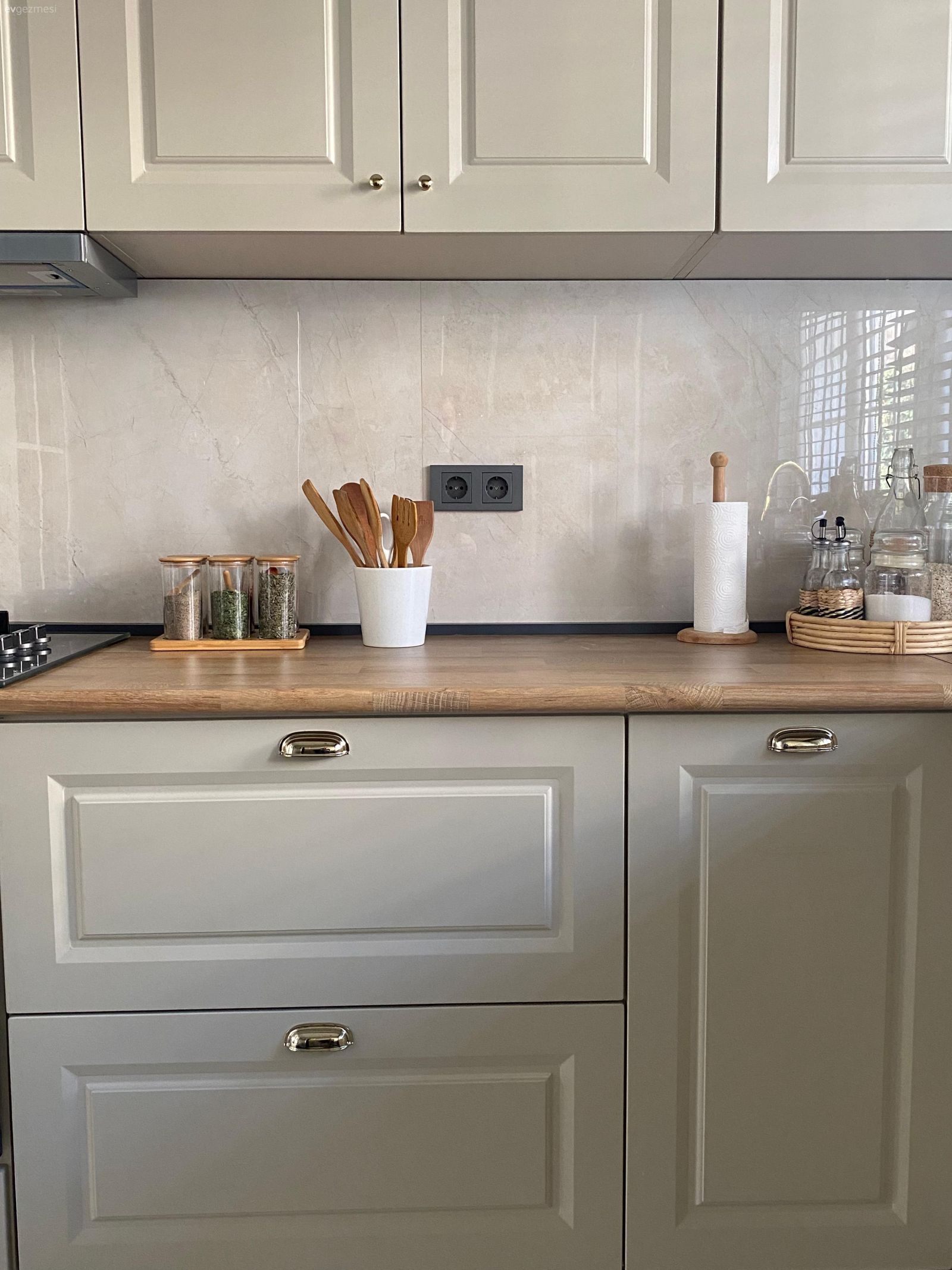 Tek Duvar Mutfak U-Tipine Dönünce Daha Kullanışlı Olmuş