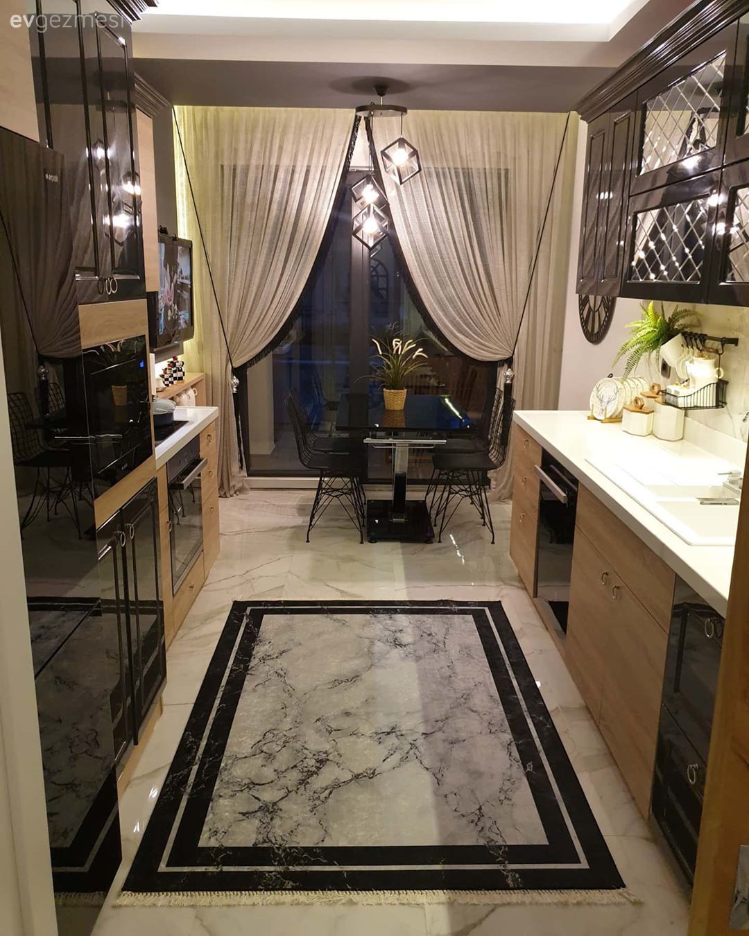 Evinize Taze Bir Soluk Katacak Mutfak Tül Perde Modelleri!