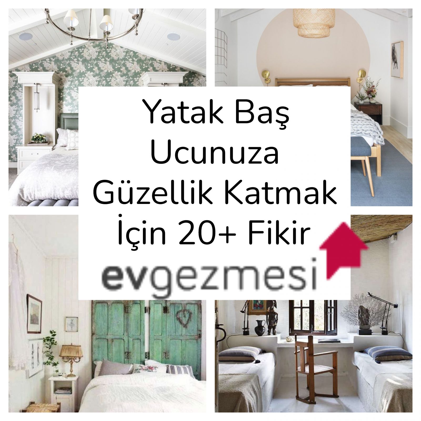 Yatak Baş Ucunuza Güzellik Katmak İçin 20+ Fikir