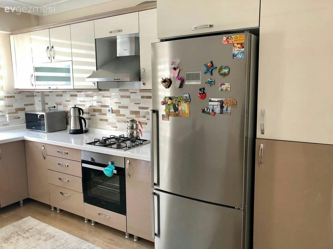 Mutfak, Modern mutfak, Krem mutfak, Mutfak halısı, Davlumbaz, Mutfak aksesuarları, Mutfak tezgahı, Tezgah arası seramik