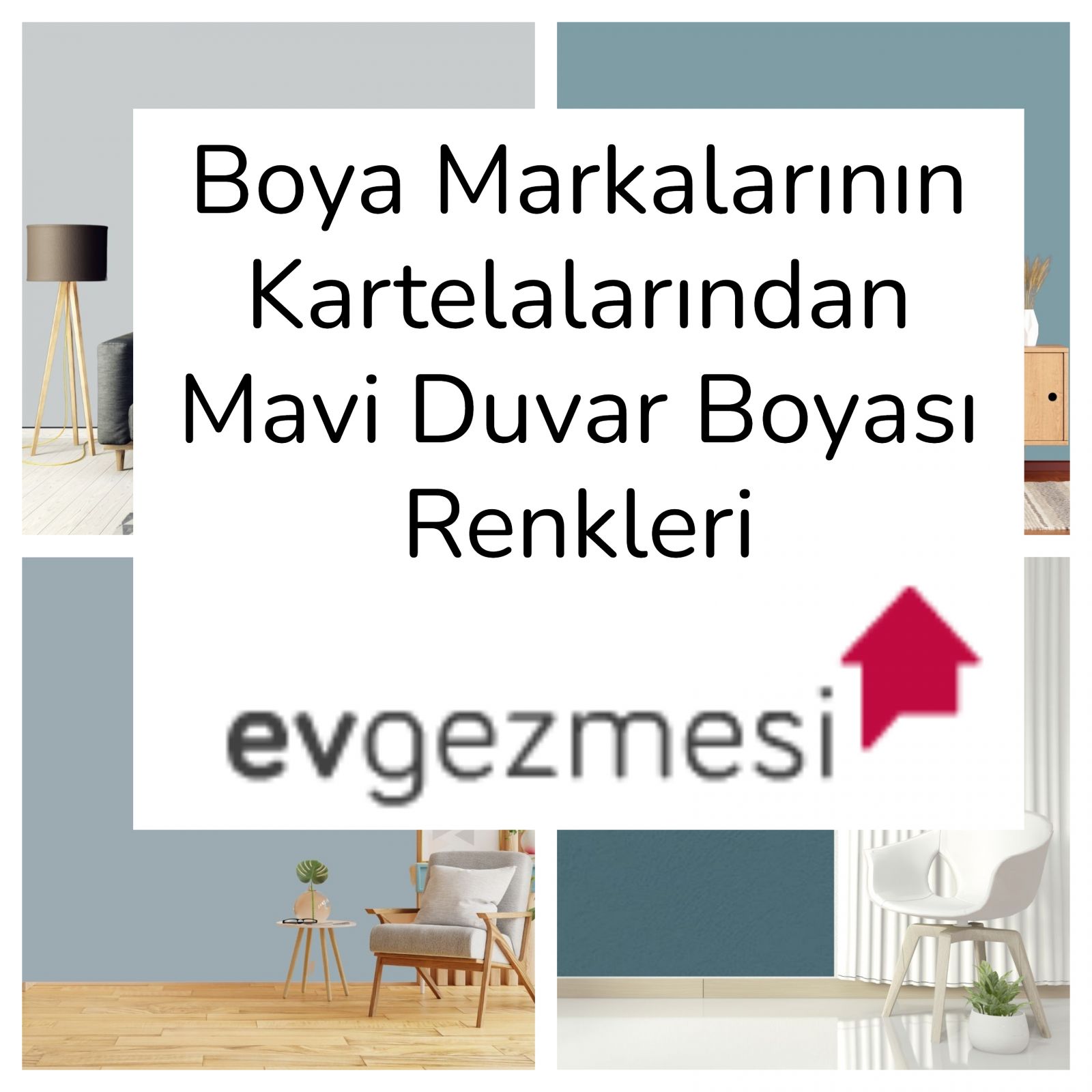 Boya Markalarının Kartelalarından Mavi Duvar Boyası Renkleri