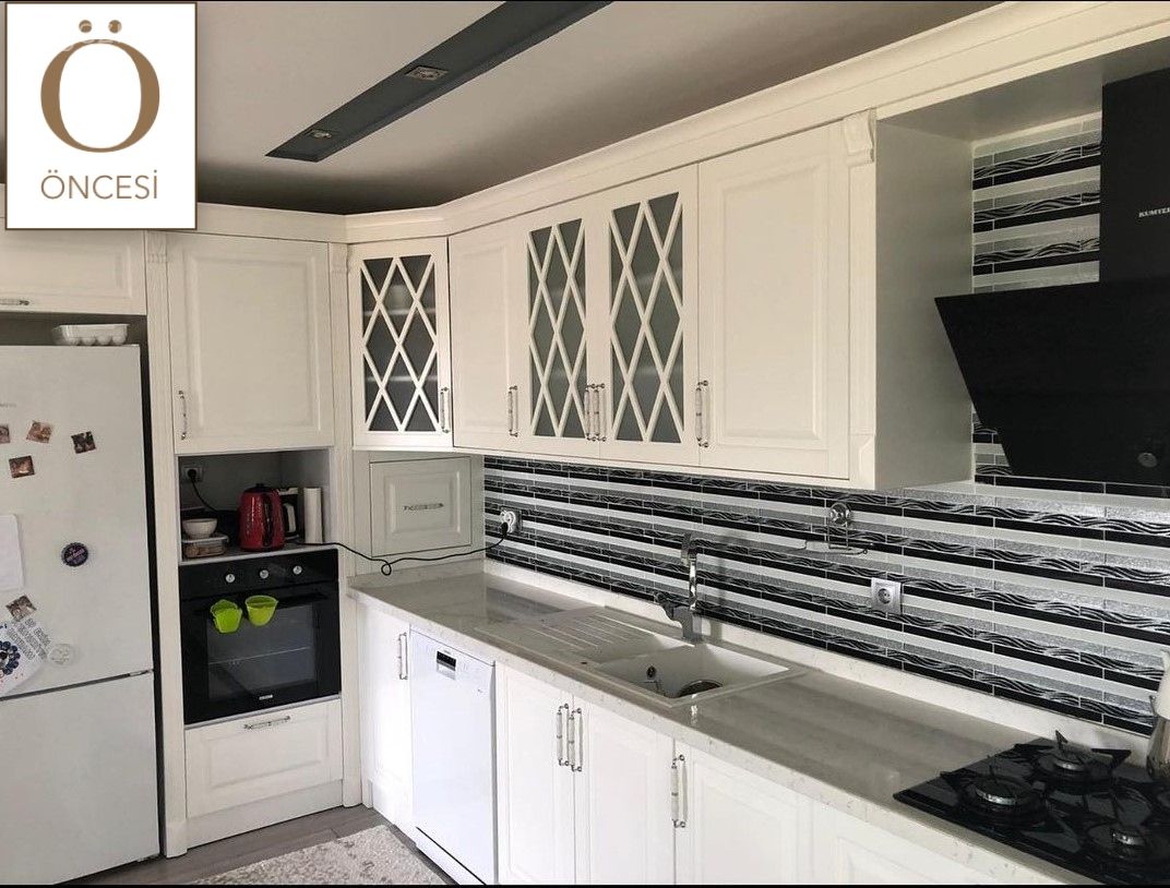 Öncesi&Sonrası: Mavinin Enerjisi Bu Mutfağa Çok Yakışmış!