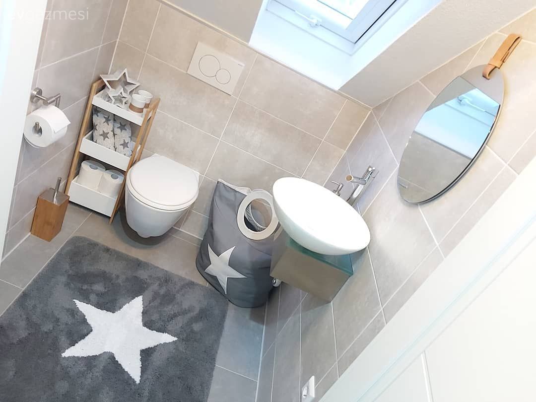 Banyo, Gri, Beyaz, Banyo dolabı, Banyo paspası, Banyo seramikleri, Banyo aynası