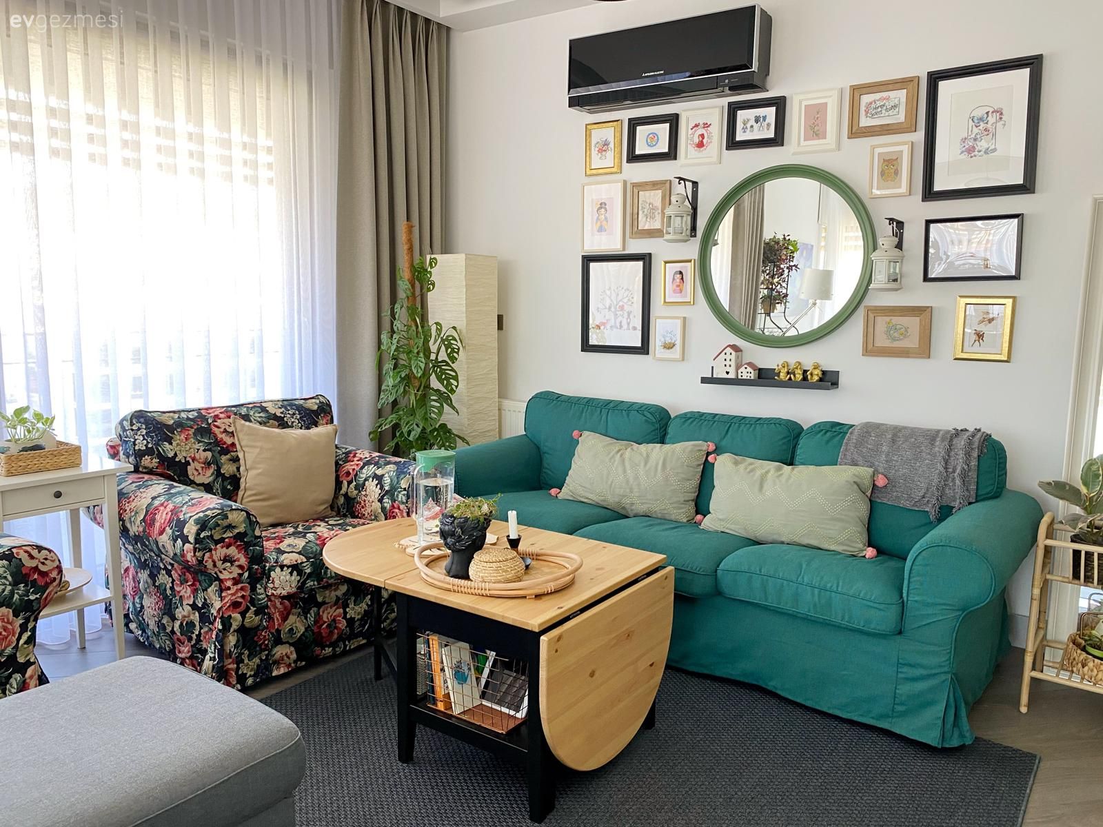 Bu Evde Renkler ve Desenler Dekora Anlam Katmak İçin Toplanmış