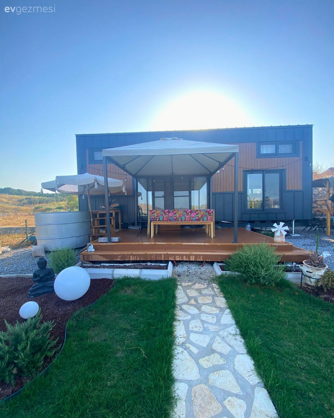 Tiny house, Bahçe, Veranda