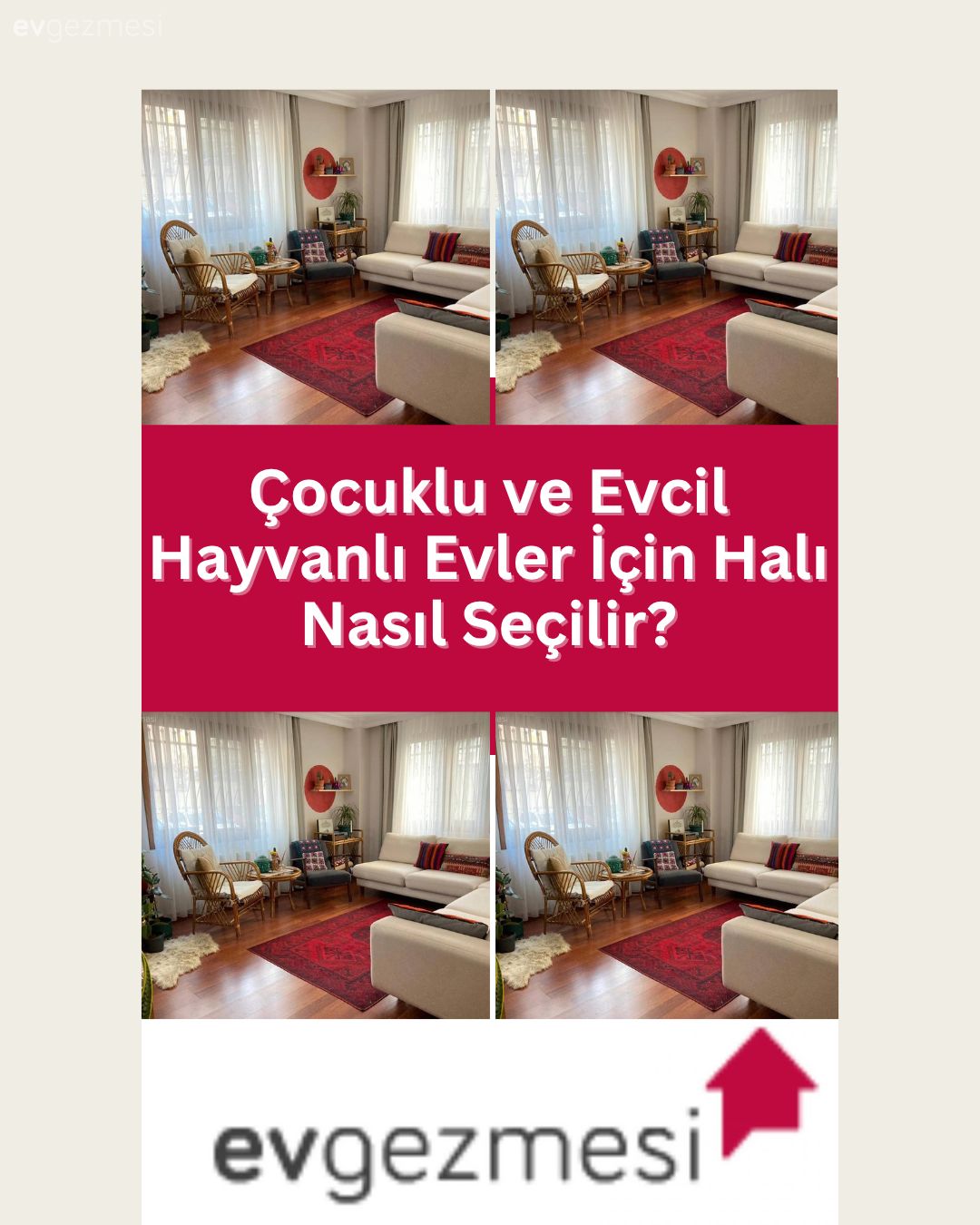 Çocuklu ve Evcil Hayvanlı Evler İçin Halı Nasıl Seçilir?