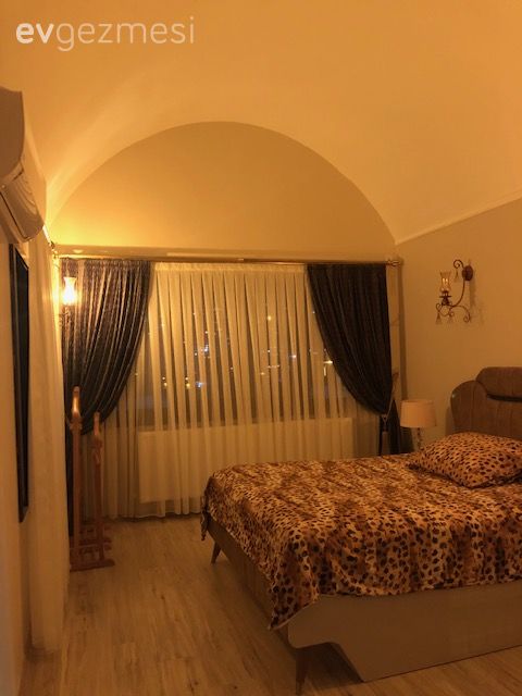 Yatak Odası, Siyah, Beyaz, Fon perde, Perde, Vizon