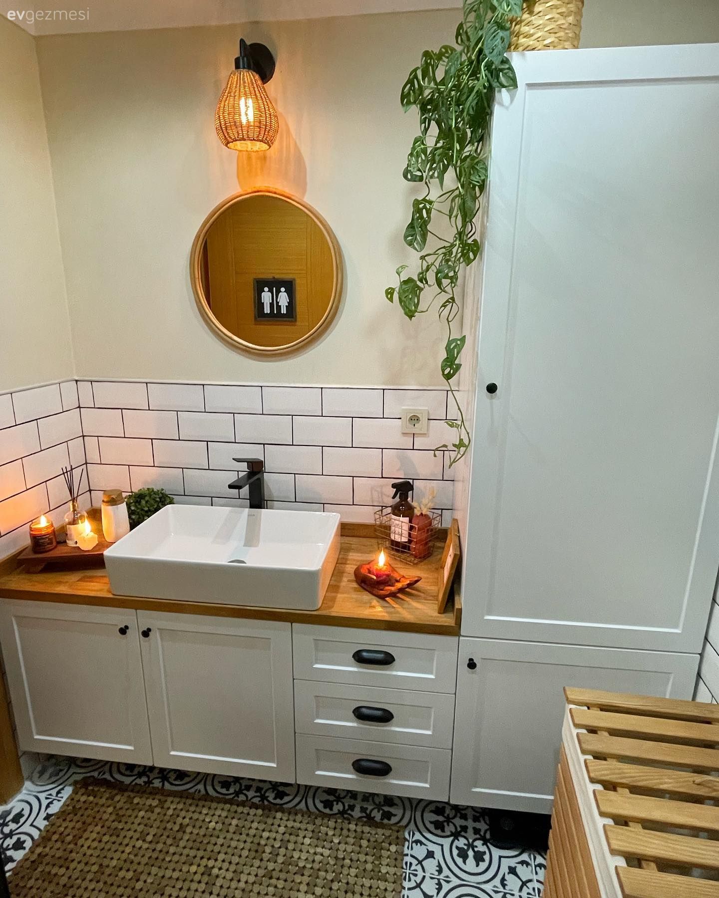 Öncesi&Sonrası: Bu Banyonun Yeni Hali Adeta 