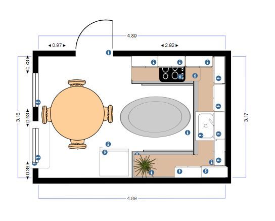 Mutfak Yerleşim Düzeni: Farklı Mutfak Planlarına Uygun Taslaklar