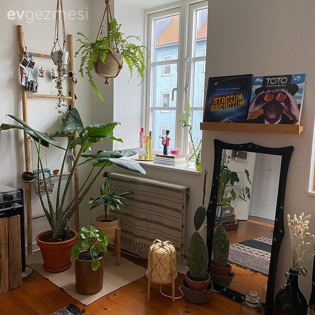 Bu Eklektik Evde Renk ve Bitkilerin Her Daim Yeri Var